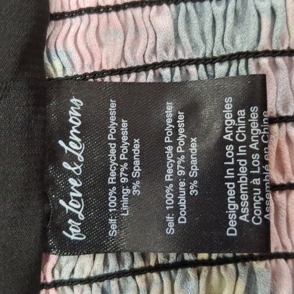 For Love and Lemons Floral Blouse size LG - Picture 6 of 7